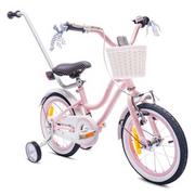 Rowery - sun baby Rowerek Bmx 14" Heart Bike różowy - miniaturka - grafika 1