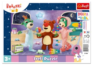 Trefl Puzzle 15 ramkowe Czas na sen Dobranoc iki na noc 31386 - Puzzle - miniaturka - grafika 1