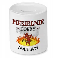 Skarbonki - Skarbonka 330 ml Dla Adama Syna Dziecka Prezent z Nadrukiem ze Zdjęciem + Opakowanie na prezent (wzór 03) - miniaturka - grafika 1