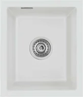 Zlewozmywaki - Zlewozmywak ceramiczny SYSTEMCERAM Mera 32 U Alu Korek automatyczny 5361 02 - miniaturka - grafika 1