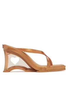 Melissa Japonki Melissa Glass Heel Ad 35801 Złoty - Klapki i japonki damskie - miniaturka - grafika 1