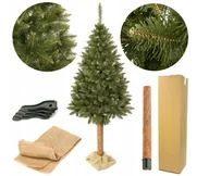 Choinki - INNE Choinka sztuczna na pniu świerk naturalny 220 cm - miniaturka - grafika 1