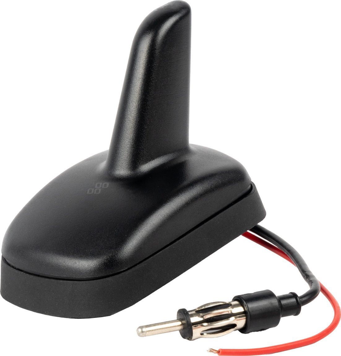 AMIO Antena samochodowa ze wzmacniaczem uniwersalna typu rekin z wtykiem din amio-04159