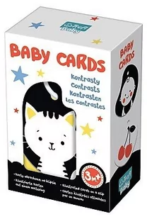 Trefl Baby Cards - Kontrasty - Zabawki interaktywne dla dzieci - miniaturka - grafika 1