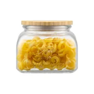 Pojemniki kuchenne - POJEMNIK KUCHENNY Z BAMBUSOWĄ POKRYWKĄ 700ML - miniaturka - grafika 1