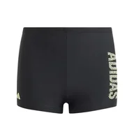 Kąpielówki dla chłopców - adidas Bokserki do pływania dla chłopców, 11-12 lat, czarne, Czarny, 18 miesi?cy - miniaturka - grafika 1