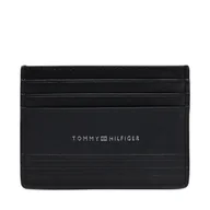 Etui na dokumenty i karty - Etui na karty kredytowe Tommy Hilfiger Th Business Cc Holder AM0AM13257 Czarny - miniaturka - grafika 1