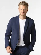Garnitury - Cinque Marynarka męska Mężczyźni Super Slim Fit Sztuczne włókno niebieski jednolity, 48 - miniaturka - grafika 1