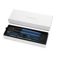 Pióra kulkowe - Pelikan Zestaw Jazz Noble Elegance Aqua: pióro wieczne + pióro kulkowe - miniaturka - grafika 1