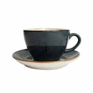 Fine Dine SPODEK ARANDO 11,5 cm DO FILIŻANKI DO ESPRESSO PORCELANA SZARA EARTH COLOURS - Talerze - miniaturka - grafika 3