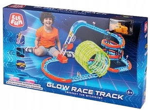 Elefun Świecący tor wyścigowy 645 cm - Samochody i pojazdy dla dzieci - miniaturka - grafika 1