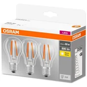 Żarówki LED - Osram Żarówka LED filament E27 6W, ciepła biel, 3 szt. - miniaturka - grafika 1