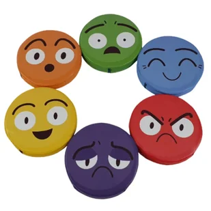 Piankowe poduszki do siedzenia dla dzieci, Emocje - Meble i wyposażenie gabinetów medycznych - miniaturka - grafika 1