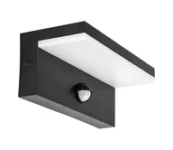 Lampy ogrodowe - Rabalux 77115-LED Zewn. naścien. lampa z czujnikiem ZARAGOZA LED/9W/230V IP54 czarny - miniaturka - grafika 1