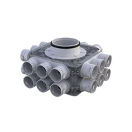 Rekuperatory i centrale - Skrzynka rozdzielcza do rekuperacji podwójny 24x75/200mm FlexiVent VENTS 5907660878015 - miniaturka - grafika 1