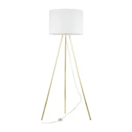 Lampy stojące - UMBERTO WHITE GOLD LAMPA PODŁOGOWA 1 - miniaturka - grafika 1