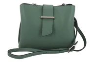 Torebki damskie - Barberini's, Listonoszka damska, zielona - miniaturka - grafika 1