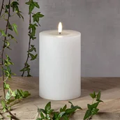 Świece - Świeca Led woskowa FLAMME FLOW BIG biała 17,5cm 2500h - miniaturka - grafika 1