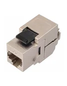 Pozostałe akcesoria sieciowe - Solarix 10G keystone Solarix CAT6A STP RJ45 czarny samogwintująca - miniaturka - grafika 1