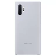 Etui i futerały do telefonów - Samsung Etui Silicone Cover Galaxy Note 10+ Srebrny EF-PN975TSEGWW - miniaturka - grafika 1