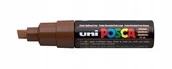 Kredki, ołówki, pastele i pisaki - uni-ball Uni-ball  marker UNI POSCA z szeroką końcówką klinową, brąz PX113621000 - miniaturka - grafika 1