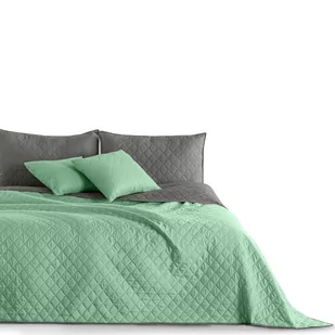 DecoKing DecoKing - Narzuta Axel - Miętowo-Szary 170x210 cm - Narzuty - miniaturka - grafika 1