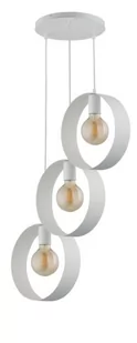 Sigma Stylowa lampa wisząca biura i domu HAPPY E27 60W szer. 45cm biały 32288 - Lampy sufitowe - miniaturka - grafika 1