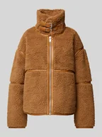 Kurtki damskie - Kurtka z futerka o kroju regular fit ze stójką model ‘VINIMI’ - miniaturka - grafika 1