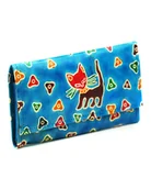 Portfele - Portfel Skórzany Kotki Rekodzieło Indie - miniaturka - grafika 1