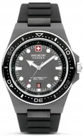 Zegarki męskie - Zestaw męski SWISS MILITARY SMWGN0001182 czarny sportowy do nurkowania - miniaturka - grafika 1