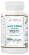 Witaminy i minerały - AltoPharma, Jodek Potasu Jod 400µg Potassium Iodide, 180 Tab. - miniaturka - grafika 1