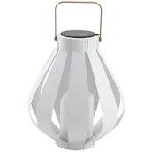 Lampy ogrodowe - Polux Latarenka solarna AHOBRO IP44 biała - miniaturka - grafika 1