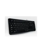 Klawiatury - LOGITECH K120 Corded Keyboard czarna 920-002492 - miniaturka - grafika 1