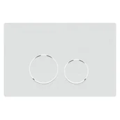 Przyciski spłukujące - Massi Przycisk spłukujący biały LERA White - miniaturka - grafika 1