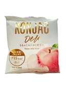 Żelki - JELLY KONJAC DELI PEACH - ŻELKI KONJAKU BRZOSKWINIOWE, IA FOODS 120g - miniaturka - grafika 1