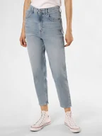 Spodnie damskie - Tommy Jeans Jeansy - Mom Jean Kobiety Bawełna niebieski jednolity, 25-30 - miniaturka - grafika 1