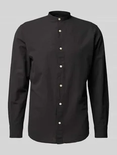 Koszula casualowa o kroju slim fit z dodatkiem lnu model ‘JJEBREEZE’ - Koszule męskie - miniaturka - grafika 1