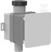 Akcesoria do wentylacji i klimatyzacji - Syfon do skroplin DN20-32 podtynkowy z blokadą zapachów i rewizją - miniaturka - grafika 1