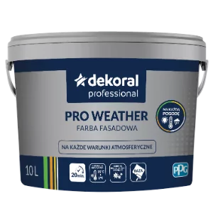 Farba fasadowa Dekoral Professional Pro Weather 5L - Farby wewnętrzne - miniaturka - grafika 1