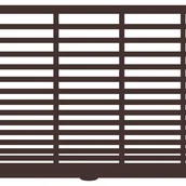 Ogrodzenia - Polbram Brama przesuwna teleskopowa Bali II 4x1,5 m lewa brązowa automat - miniaturka - grafika 1