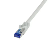 Patchcordy - LogiLink C6A012S kabel sieciowy Szary 0,25 m Cat6a S/FTP (S-STP) - miniaturka - grafika 1
