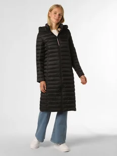 Tommy Hilfiger Damski płaszcz pikowany Kobiety Sztuczne włókno czarny jednolity, S - Płaszcze damskie - miniaturka - grafika 1