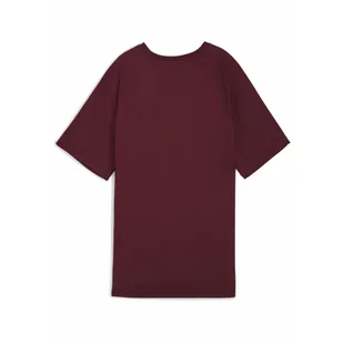 Damska koszulka Evostripe o luźnym kroju z grafiką PUMA Ruby Shimmer Red - Koszulki sportowe damskie - miniaturka - grafika 1