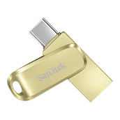Pendrive - SanDisk Ultra Dual Drive Luxe USB Type-C Flash Drive - 256GB, Gold - SDDDC4-256G-G46GD - miniaturka - grafika 1