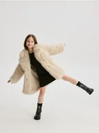 Sukienki i spódniczki dla dziewczynek - Reserved - Sukienka z kokardkami - czarny - miniaturka - grafika 1