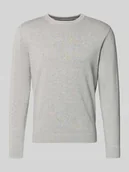 Swetry męskie - Sweter z dzianiny o kroju regular fit z czystej bawełny - miniaturka - grafika 1