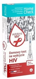 Home Check AUTOTEST HIV - domowy test na wykrycie HIV - Testy ciążowe i diagnostyczne - miniaturka - grafika 1