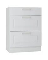 Szafki kuchenne - Szafka Dolna Alto 3 Szuflady 60X82 Mdf Jasny Szary - miniaturka - grafika 1