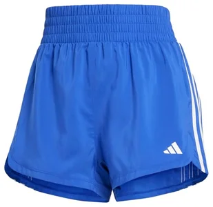 adidas Damskie szorty Pacer Training z 3 paskami tkane z wysokim stanem - Spodenki damskie - miniaturka - grafika 1