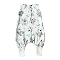 Śpiworki dla dzieci - Bonjour Cherie Śpiworek bambusowy z nogawkami 1-3 lata Romantyczny Królik - miniaturka - grafika 1